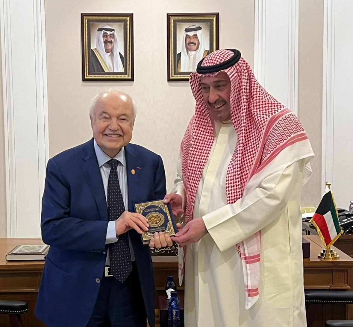 Sheikh Faisal Al-Humoud Al-Sabah Receives Abu-Ghazaleh 