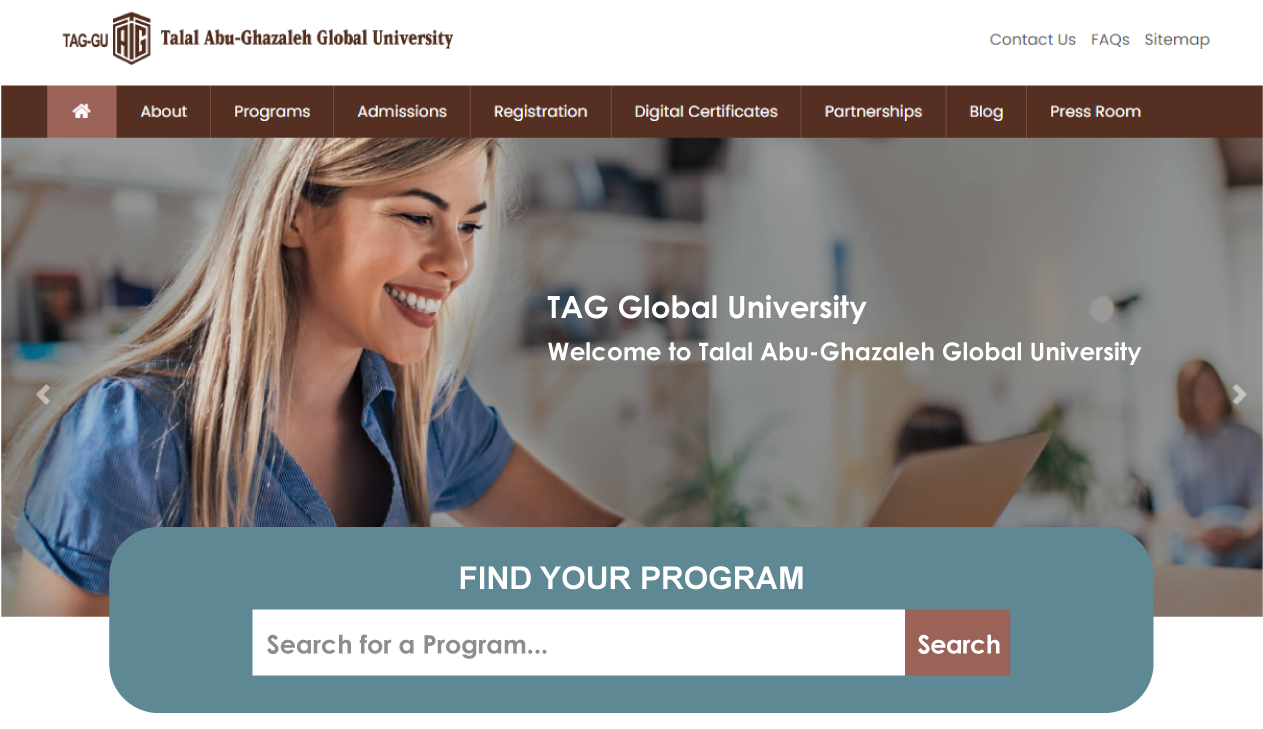 Talal Abu-Ghazaleh Global University Launches its Newly-designed Website