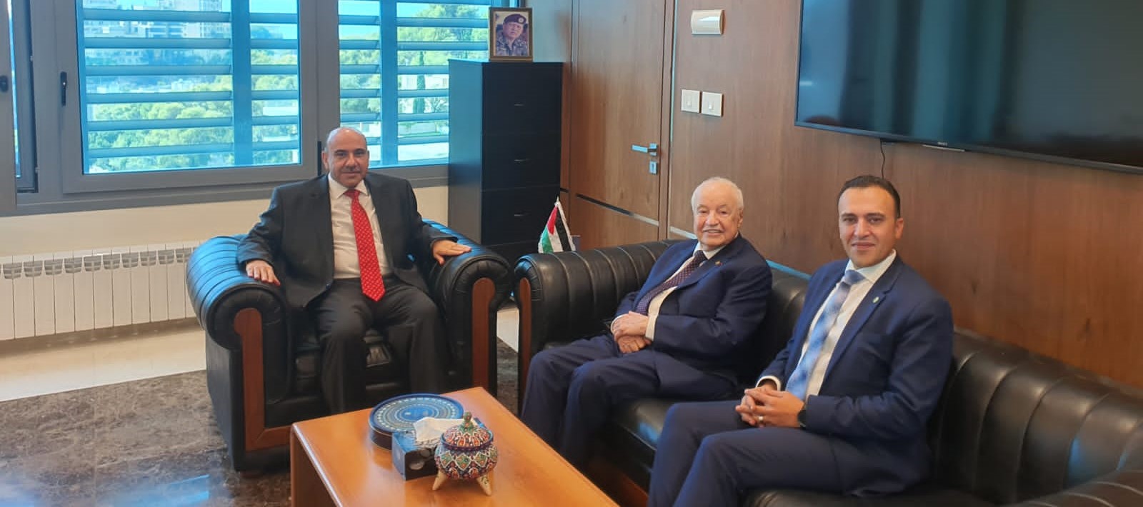 Jordan’s Ambassador to Lebanon Receives Dr. Talal Abu-Ghazaleh