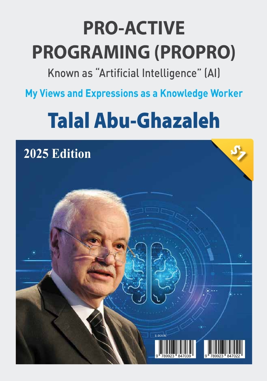 ‘Abu-Ghazaleh Global’ Releases 2nd Edition of ‘PRO-ACTIVE Programming (ProPro), AI’ Book with New Insights 