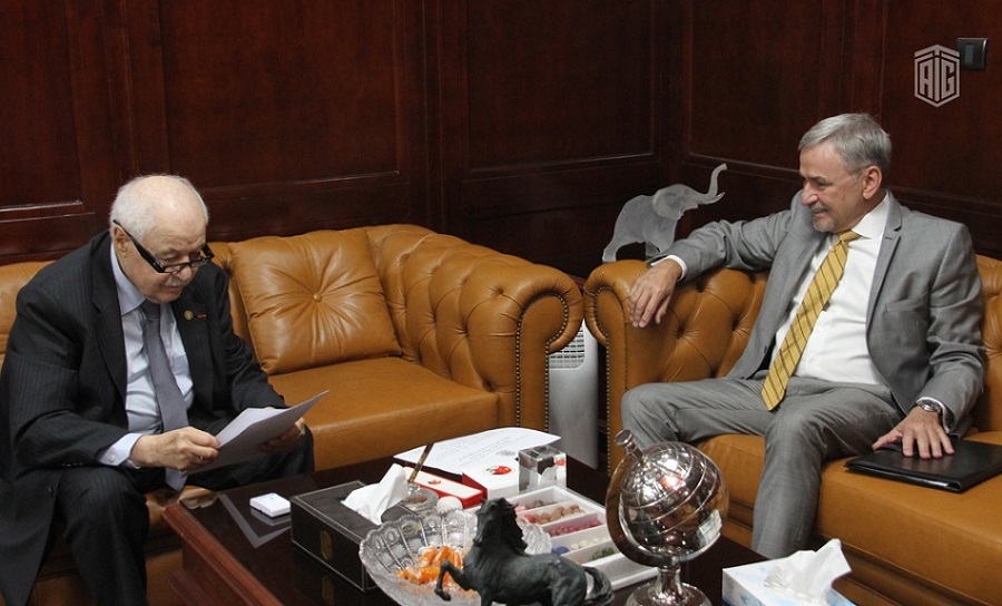 Dr. Talal Abu-Ghazaleh and Brazilian Ambassador to Jordan Discuss Bilateral Relations 